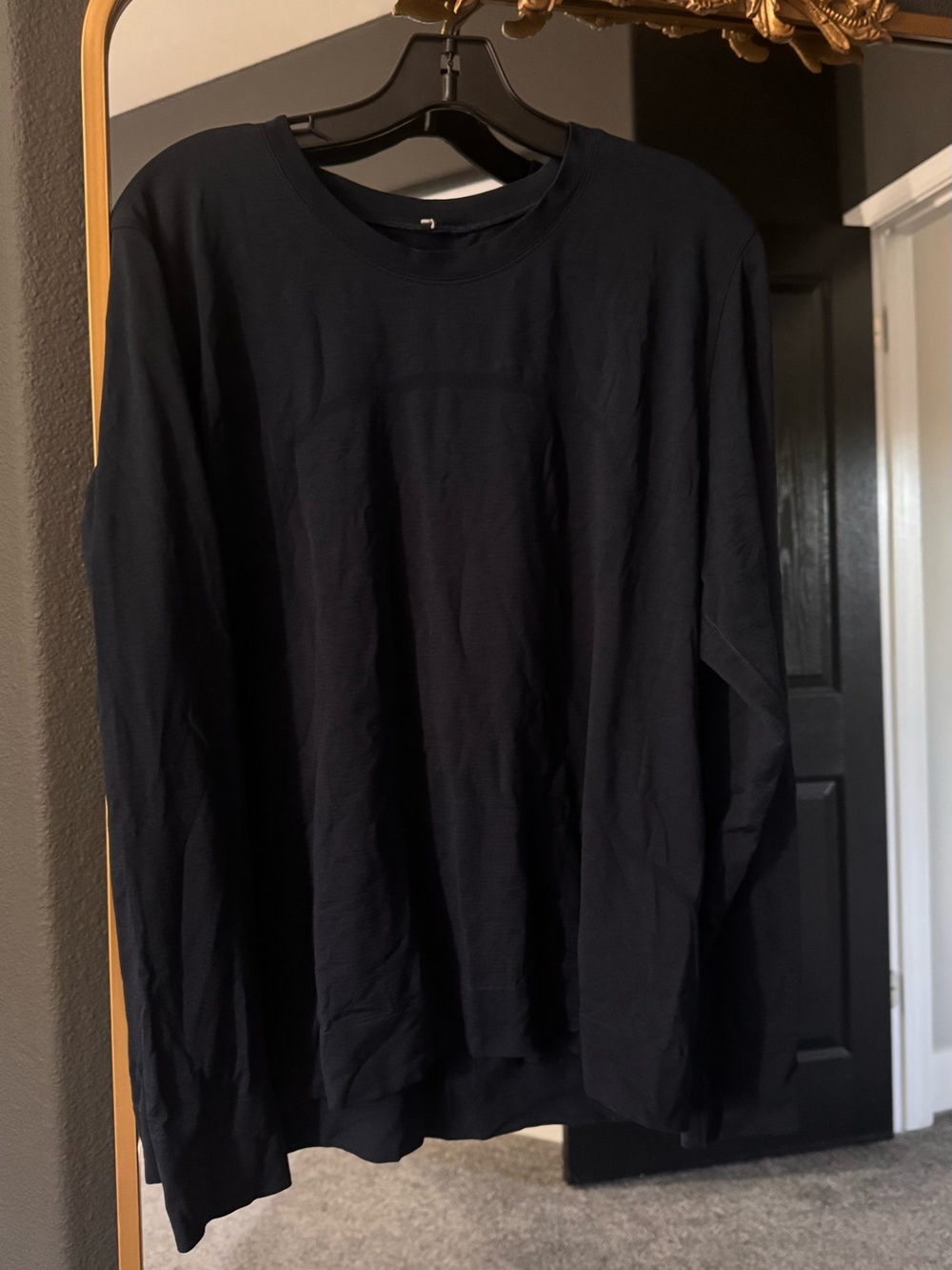 lululemon athletica navy blue Long-Sleeve Crew